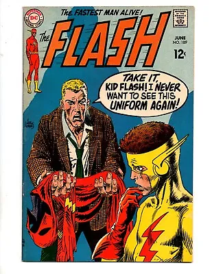 Buy Flash #189  Vf+ 8.5   The Death Touch Of The Blue Ghost  • 45.57£