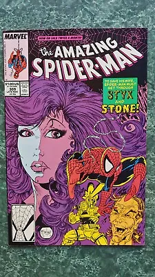 Buy Amazing Spider-Man #309 NM 9.4 KEY!  1st App Styx & Stone! (1988) High Grade! • 20.09£
