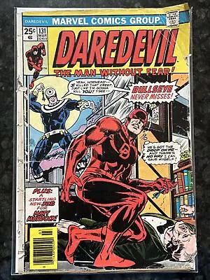 Buy Daredevil #131 1976 Key Marvel Comic Book 1st Appearance & Origin Of Bullseye • 63.24£