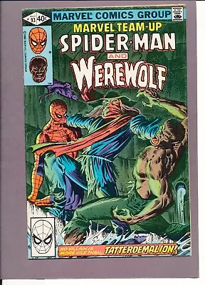 Buy Marvel TeamUp 93 W Werewolf By Night VF/NM 9.0 1980 • 7.19£