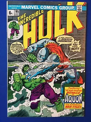 Buy Incredible Hulk #165 FN/VFN (7.0) MARVEL ( Vol 1 1973) (2) • 14£