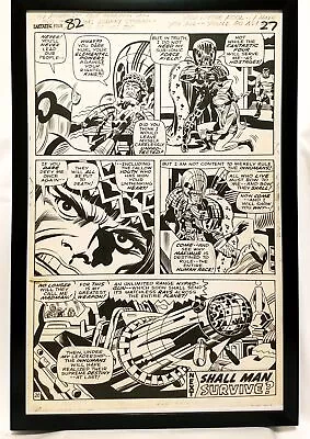 Buy Fantastic Four #82 Pg. 20 By Jack Kirby 11x17 FRAMED Original Art Poster Marvel  • 47.92£
