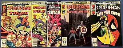 Buy Marvel Team-Up #125, 126, 128, 129 Marvel Comics 1983 Spider-Man, Tigra, Hulk • 6.35£