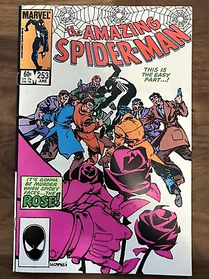 Buy The Amazing Spider-man Issue #253 *2nd Black Costume 1st App The Rose* Grade Vf- • 14.99£
