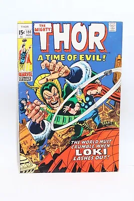 Buy Marvel Comics THOR #191 Aug. 71' • 11.82£