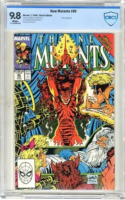 Buy New Mutants   #85  CBCS   9.8   NMMT   White Pages  1/90  Vulture App.  Direct • 110.64£