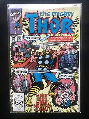 Buy The Mighty THOR #417  The Stalker From Space!  1990 • 7.91£