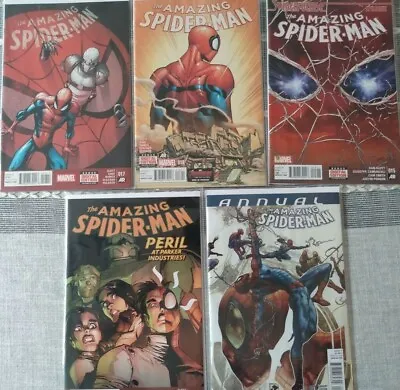 Buy The Amazing Spider-Man #16-18 & Annual #1 Variant Marvel 2014 Comics NM *READ* • 20.07£