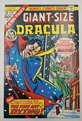 Buy Giant Size Dracula #5 - Marvel Comics  1975 1st John Bryne Marvel Art High Grade • 11.50£
