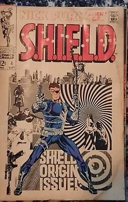Buy Nick Fury Agent Of Shield 4 Origin Of Shield Comic Book • 39.53£