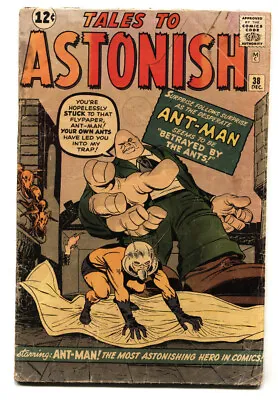 Buy Tales To Astonish #38 - 1962 - Marvel - G+ - Comic Book • 109.04£