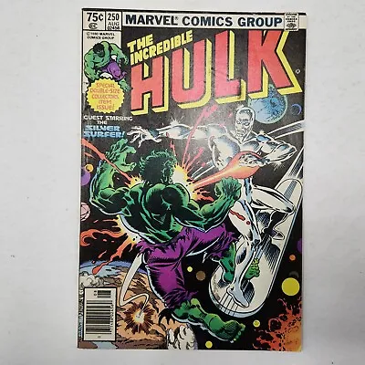 Buy Incredible Hulk #250 Silver Surfer Cover, Sabra Cameo Marvel Comics 1980 • 27.61£