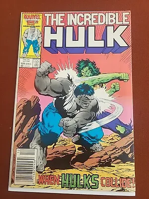 Buy Incredible Hulk #326 - Green Vs Gray Hulk - Todd McFarlane Cover  -Marvel • 6.39£