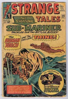 Buy Strange Tales #125 FR Namor Appearance 1964 Marvel Comics Silver Age • 39.61£