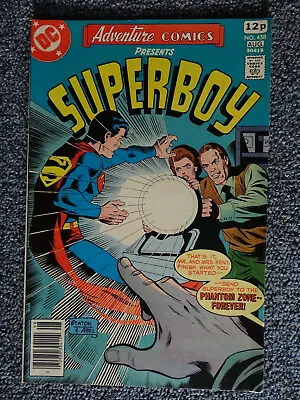 Buy DC Adventure Comics Issue #458 (1978) Presents Superboy • 1.99£