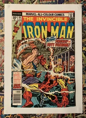Buy Iron Man #94 - Jan 1977 - Commander Kraken Appearance! - Vfn/nm (9.0) Pence! • 12.99£