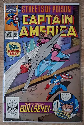 Buy Captain America #373 (1990)Copper Age-Marvel Comics Listing #234 To #379 VF+ • 3.25£