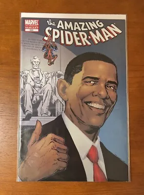 Buy “The Amazing Spider-Man” #583 (Marvel) HTF 5th Printing Variant Barack Obama • 4.01£