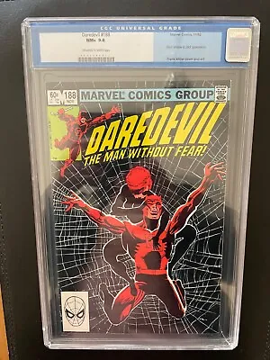 Buy Daredevil 188 (1982) CGC 9.6 NM+. Black Widow Appearance. • 50£