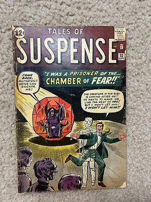 Buy Tales Of Suspense #33 Trapped In The Chamber Of Fear! Jack Kirby! • 35.62£
