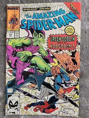 Buy Amazing Spiderman #312 Marvel Comic From 1989 McFarlane Takes On The Goblins • 9£