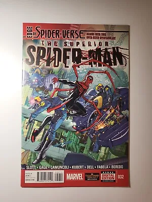 Buy Superior Spider-Man 32 1st App Of Spider-Army Edge Of Spider-Verse Marvel NM (B) • 12.72£