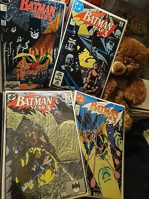 Buy Batman Year 3 Full Complete - Vf+ - 436, 437, 438 & 439 - 1st Tim Drake - Perez • 59.99£