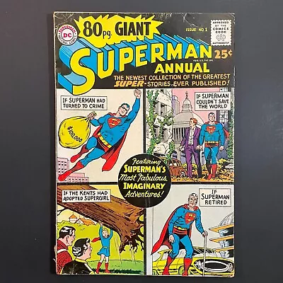 Buy 80-Page Giant 1 Silver Age DC 1964 Superman Comic Book Lois Lane Curt Swan • 20.07£
