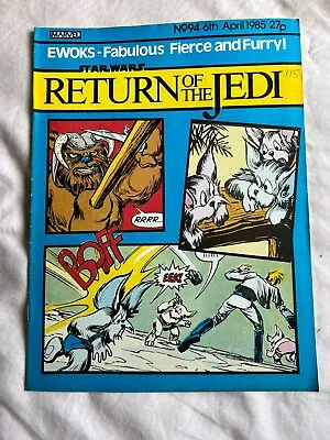 Buy Star Wars - Return Of The Jedi Comic - Issue 6th April 1985 No 94 • 5£