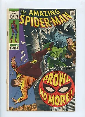 Buy Amazing Spider-Man #79 1969 (VG- 3.5)(Cover Detached Bottom Staple) • 19.99£