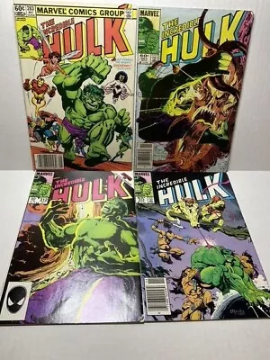 Buy The Incredible HULK Comic Books (Lot Of 4: Issue 283, 301, 312 & 313) • 15.99£