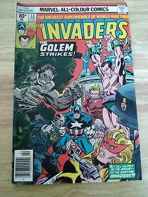 Buy The Invaders # 13 : Marvel Comics February 1977 : Classic Bronze Age Comic Book  • 4.99£