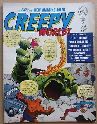 Buy Creepy Worlds #32, Very Rare With Reprint Of  Fantastic Four  #1 • 1,790£