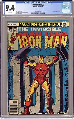 Buy Iron Man #100 CGC 9.4 1977 3933288007 • 115.93£