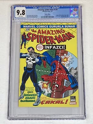 Buy AMAZING SPIDER MAN # 129 CGC 9.8 MARVEL TURKEY TURKISH EDITION 1/22 1st PUNISHER • 63.25£