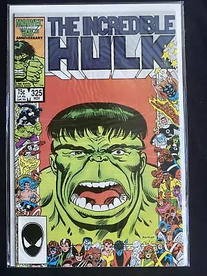 Buy INCREDIBLE HULK # 325 - 25th ANNIVERSARY COVER --- NEW HULK ( LD 1986 ) • 15.95£