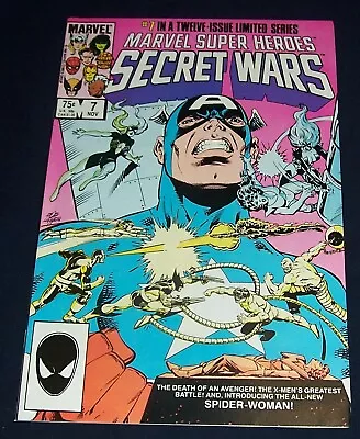Buy 9.0 VFNM Marvel Super Heroes SECRET WARS # 7 First Spider-Woman Disney+ NEW  • 51.79£