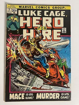 Buy Hero For Hire #3, 3rd App Luke Cage, 1st App Gideon Mace. Marcel Comics 1972 • 15.83£