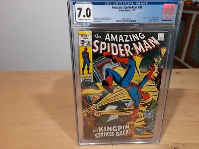 Buy Amazing Spider-Man # 84, Marvel 5/1970, CGC 7.0, 2nd Appearance Of The Schemer • 45.46£