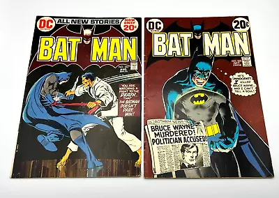 Buy Batman 243 & 245 Neal Adams Cover 1972 Lot Mid-Grade • 35.58£