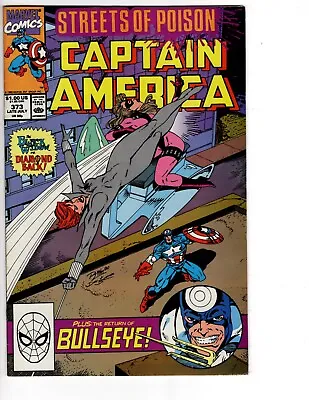 Buy Captain America #373 Comic Book 1st Appearance Leon Hoskins Marvel Comics 1990 • 9.46£
