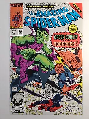 Buy Amazing Spider-Man #312 (NM/MT) Green Goblin Vs Hobgoblin McFarlane Art 1989 • 40.21£