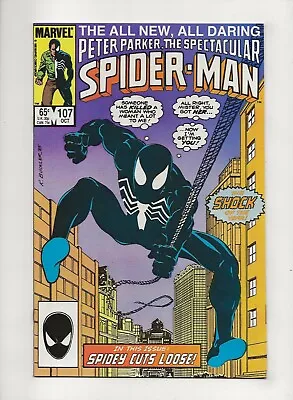 Buy The Spectacular Spider-Man #107 (1985) 1st App Sin Eater VF/NM 9.0 • 7.90£