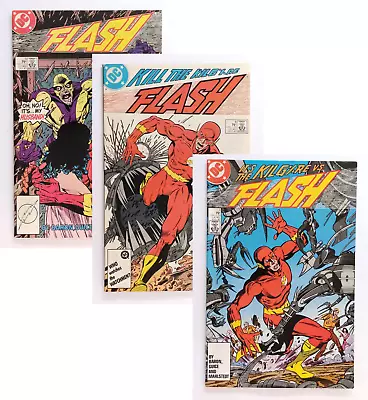 Buy Flash #3 4 5 (3 Comic Run ) Vol 2 1987 DC 9.0-9.2 (estimate) • 7.50£