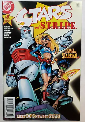 Buy Stars And S.T.R.I.P.E. #0, 1st Stargirl, Stripe, DC Comics, 1999, NM+ (9.6) • 88.32£