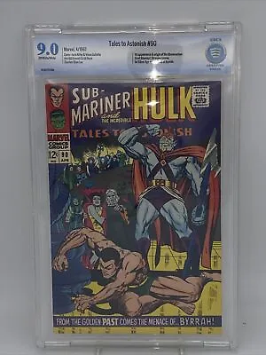 Buy TALES TO ASTONISH #90 9.0 Ow/WHITE 1ST ABOMINATION BYRRAH Cbcs Old Label • 1,185.90£