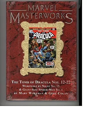 Buy Marvel Masterworks Vol 332 Tomb Of Dracula Nos. 12-22 Hardcover NEW Sealed • 31.62£