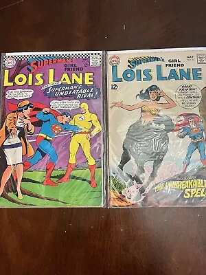 Buy Lois Lane D.c. Comic Books / #74 Key First Bizzaro Flash 1967/ #92 1969 • 39.12£