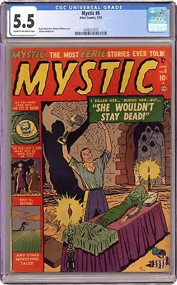 Buy Mystic #6 CGC 5.5 1952 4368217010 • 371.78£