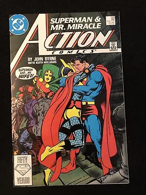Buy Action Comics 593 8.5 9.0 Dc 1987 John Byrne Controversial Superman Big Barda Mn • 7.10£